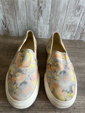Keds Slip-On Tie Dye Watercolor Sneakers Womens Size 6.5